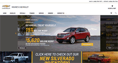 Desktop Screenshot of mooreschevrolet.com